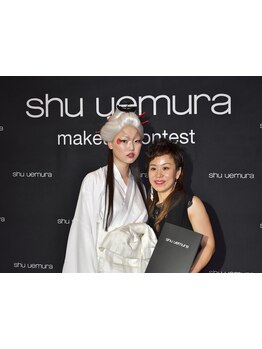 有名コンテスト受賞経験有の実力派スタイリストが在籍★≪shu uemura makeup contest2019≫出場！