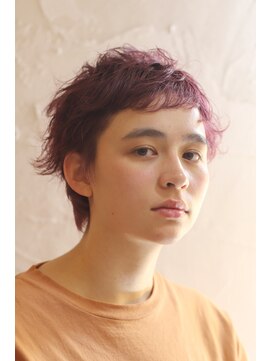 クリコ ヘアーデザイン(CLICQUOT hair design) 無造作pinkショート