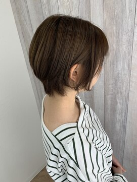 シエル 藤沢店(CIEL) 【CIEL】丸みショートヘア×ナチュラルアッシュ