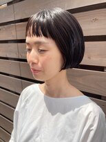 ソレイユ シンサカエ(SOLEIL SHINSAKAE)&nbsp;ミニボブ×眉上ショートワイドバング☆