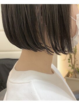 桜デコ ティンプル店(DECO) JKオイル仕上げの前下がりボブ