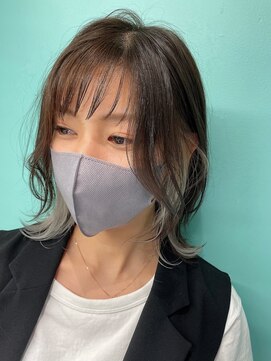 リーホリエ(Lee Horie) 【石森】切りっぱなしボブ×インナーカラー