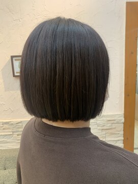 ヘアーアンドメイク エクリ 不動前店(Hair&Make equri) 大人かわいい ミニボブ / ナチュラル / 20代30代40代