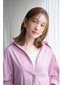 ぱらっと前髪の柔らかストレートくびれヘア・担当KAYO