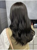 暗髪女子☆アッシュグレージュ