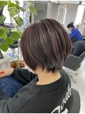 白髪ぼかしハイライト