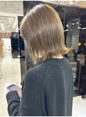 赤み消しカラー*ピスタチオカラー*3分で巻けるボブ*髪質改善
