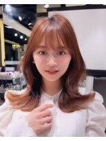 マウル 栄(MAEUL)&nbsp;薄め前髪　レイヤーカット　韓国ヘア