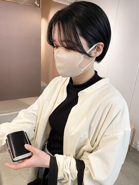 ニカ(NICA) 【NICA】ショートショートボブミニボブグレージュ ▽中山