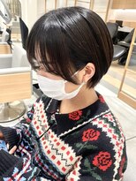 ステア ケース(stair case)&nbsp;大人可愛い耳掛け丸みマッシュショート