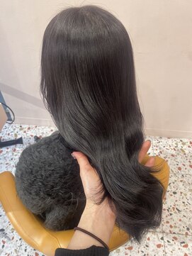 ボタン シブヤ(VOTAN SHIBUYA) ラベンダー/グレージュ/韓国ヘア/渋谷/レイヤー/顔まわり