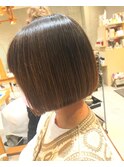 大人ショート×髪質ケア#8 サラ艶ショートボブ丸みボブ髪質改善