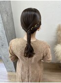 箔付きタイトヘアアレンジ/大宮東口タイトヘアアレンジ