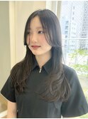 レイヤーカット ロングレイヤー ワンカールスタイル KO-7