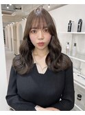 韓国＊毛先カールネビージュブラウン＊shion【Zina渋谷神南】