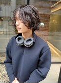 【Newton×白鳥】シースルーボブパーマ