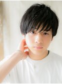 アースカラー斜めバング王道マッシュk名護大東