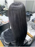 ヘアマニキュア×ナチュラルブラック