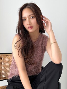 アンジェリカラボ(ANGELICA LABO) ANGELICA チョコレートブラウン ゆる巻きロング 艶髪