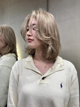 ソル ジングウマエ(SOL JINGUMAE) 海外レイヤーミルクティーベージュ