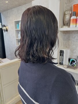 キャアリー(Caary) 福山美容室caary ツヤツヤデジタルパーマケアパーマ透明感30代