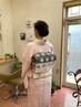 お母様用☆ヘアーセット＋着付け￥15000
