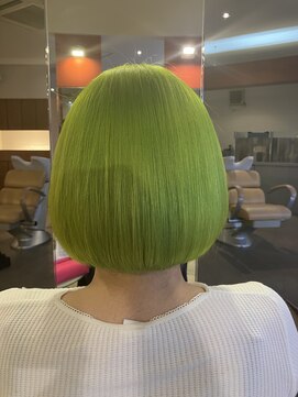 メリーボブ(merry bob) 派手髪!ライムグリーン