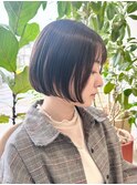 ショートボブ/ミニボブ/丸みショートボブ/髪質改善