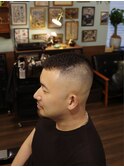 ハイフェードアイロンパーマ