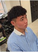 ダウンバングショートパーマ/短髪パーマ