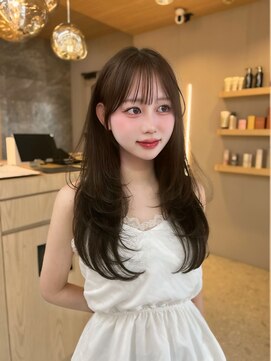 リリー(Lilley) チョコレートカラー/小顔錯覚レイヤー/前髪顔周り