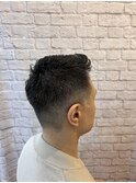 緩めアイロンパーマ×3mm刈り上げ