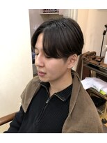 レボルトヘアー(R EVOLUT hair) ニュアンスパーマ刈り上げセンターパート