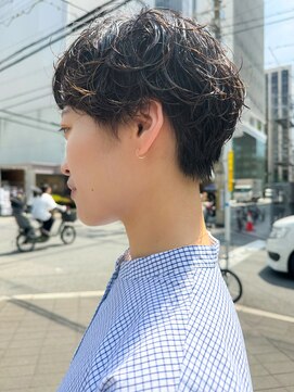 カフ(CAF) CAF 照下 ショートパーマ 夏のヘアアレンジ 大阪パーマ