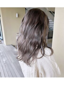ヘアサロン エフ 渋谷(F) #ラベンダーグレージュ　#アッシュグレー　#透明感カラー