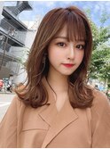 ふんわり大人女子のナチュラルロング