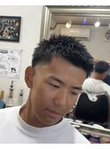 テクスチャーショート　テーパーフェード