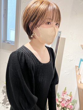 ラミエ バイ メルト 吉祥寺(lamie by melt) *滝田*吉祥寺小顔丸みショートボブ大人かわいい20代30代40代50代