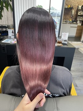 アチーヴ(achieve) ブリーチ履歴を活かしたグラデーション