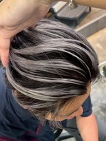 アポロ 横浜駅店(apollo)&nbsp;MEN’S HAIR/サーフカール/刈り上げセンターパート/ブリーチ