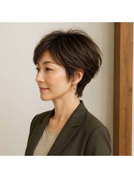 スープレックス ヘアーデザイン(SOUPREX HAIR DESIGN) エレガントレイヤーショート 20代 30代 40代 50代 60代髪質改善