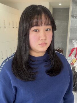 レノ(RENO) 結べる顔周りレイヤー/レイヤーカット