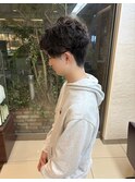 韓国風プードルパーマ