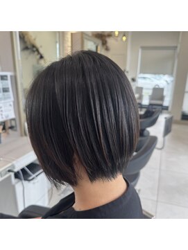 ショート×縮毛矯正