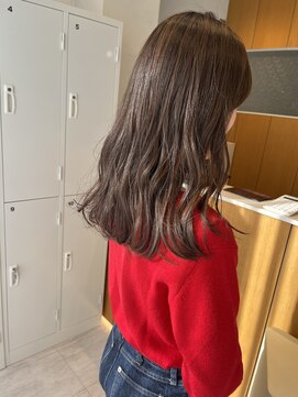 柔らか◎マロンベージュカラー