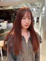 アッド バイ ケーツー(add by K-two) 艶髪ロングカッパーブラウン