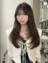 ボタン ハカタ(VOTAN hakata) オリーブベージュ/ブリーチなしダブルカラー/レイヤーカット