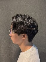 ヤスムラ(YASUMURA)&nbsp;センターパートナチュラルパーマ【西宮北口/理容室】