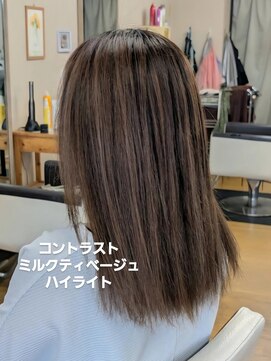 シャルシェ(Chercher) 春映えCOLOR★Dr.ミルクティベージュハイライト