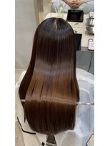 ジェコ ヴェール 祐天寺(gecko.vert) 髪質改善/ストレートロング/地毛風グレージュ